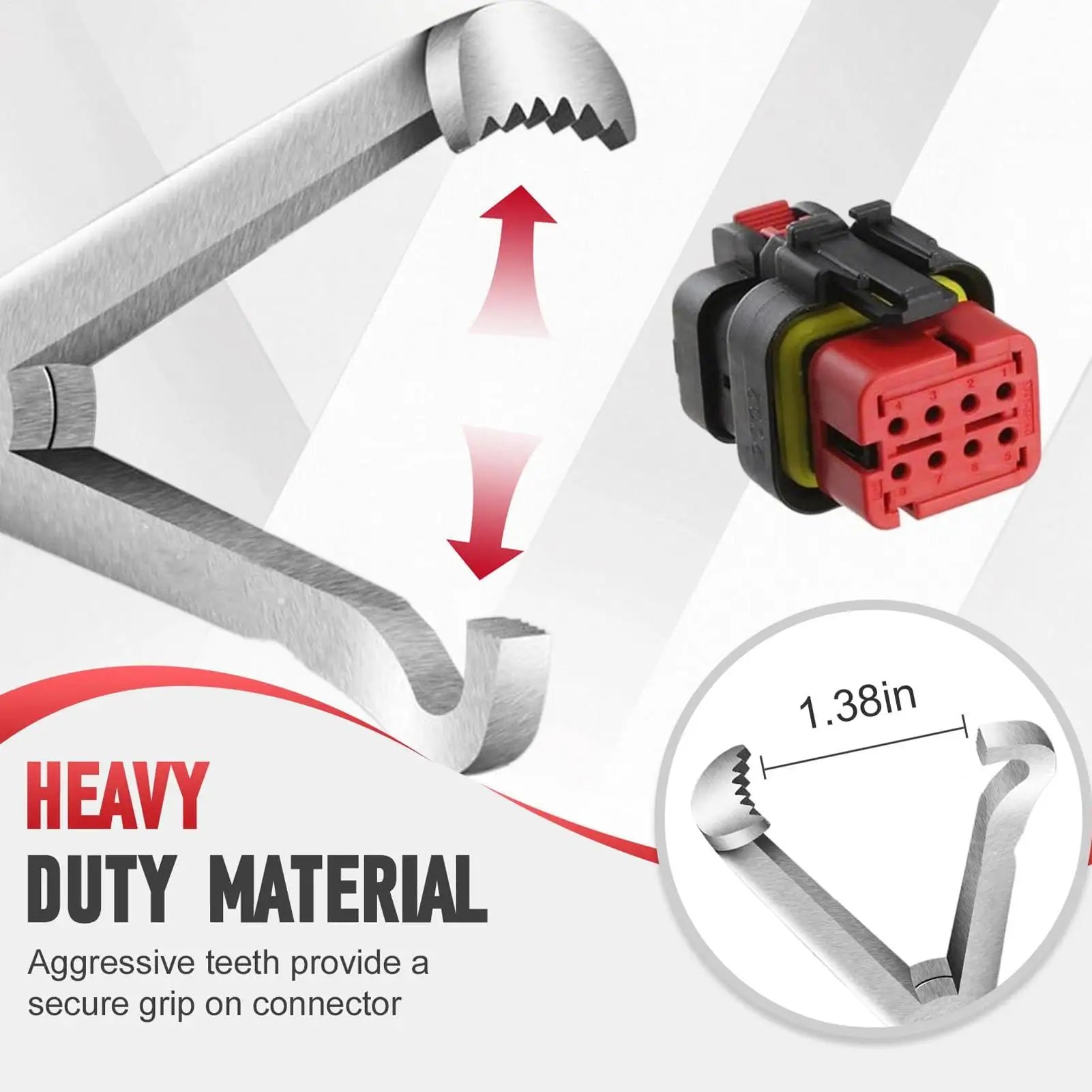 2Pcs Automotive Electrical Connector Disconnect Pliers Set Fuel Line Separator Wire Harness Angled Wire Cutter Removal tools Oasis Select