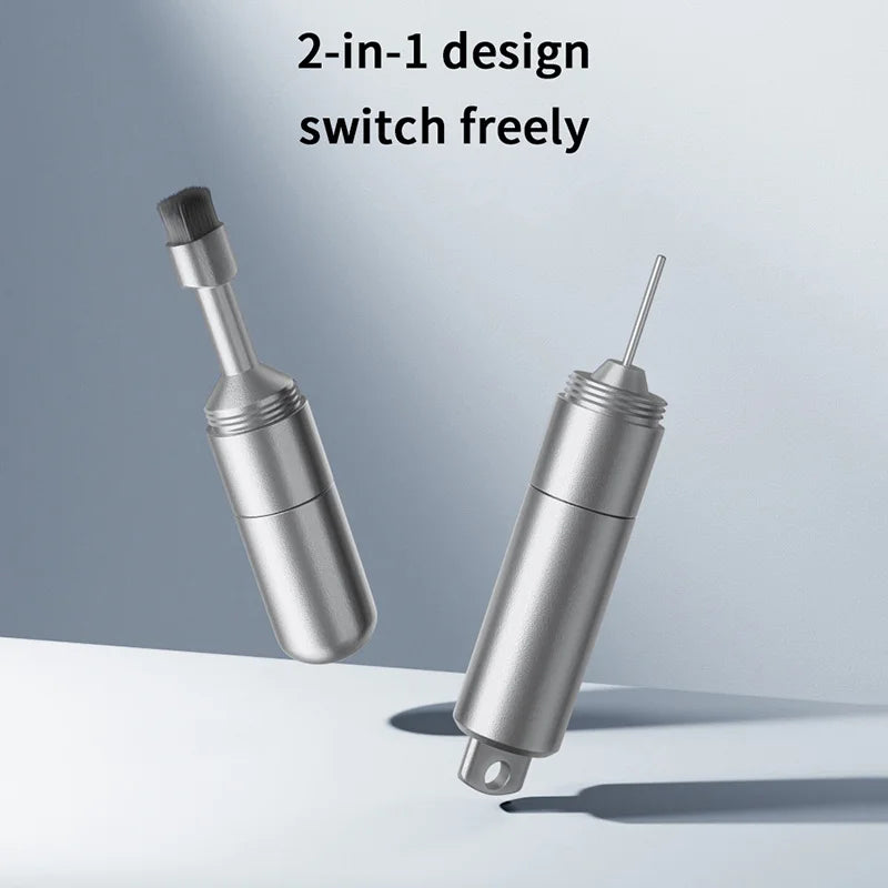 2-in-1 SIM Card Eject Pin & Earbuds Cleaning Brush Tool Phone Cleaning Tool Oasis Select