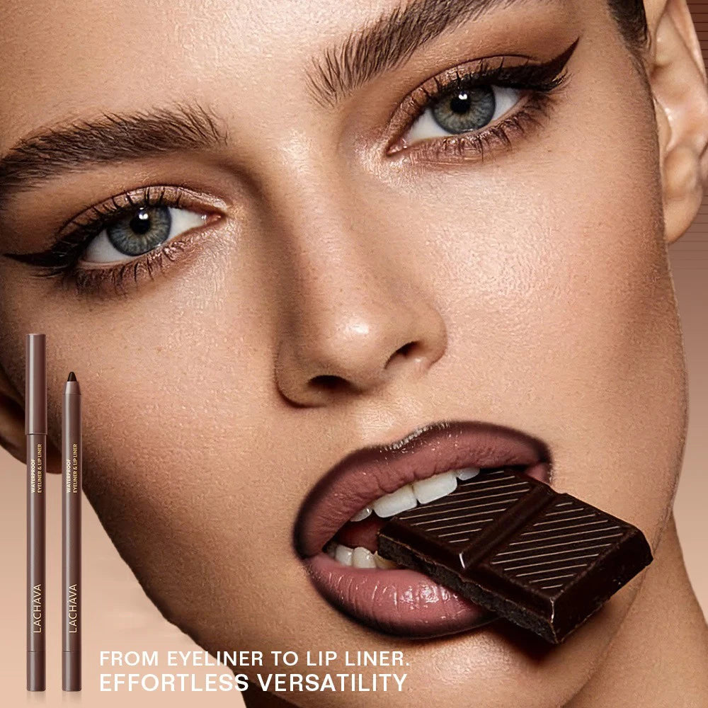 Waterproof Black Brown Eyeliner Gel Pencil Lipliner Multi-purpose Oasis Select
