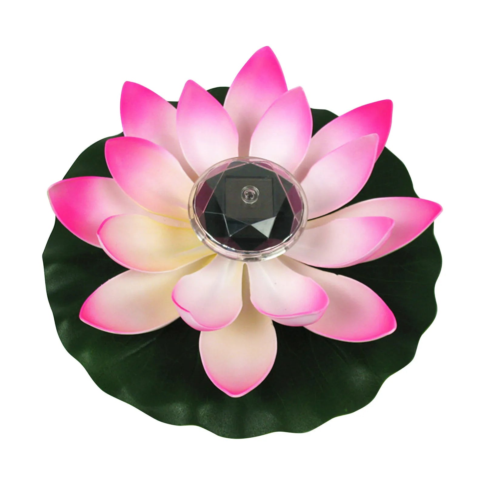 1pc Solar Floating Lotus Shape Water Surface Decor Fountain Decor Bird Bath Lotus Waterscape For Fish Tank Pool Pond Outdoor Gar Oasis Select Multicolor