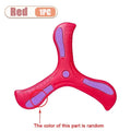 1-20PCS Tri-Blade Boomerang for Kids Outdoor Toys Safe Durable Flying Disc Family Fun Sport Game Parent-Child Interaction Oasis Select Red-1PC