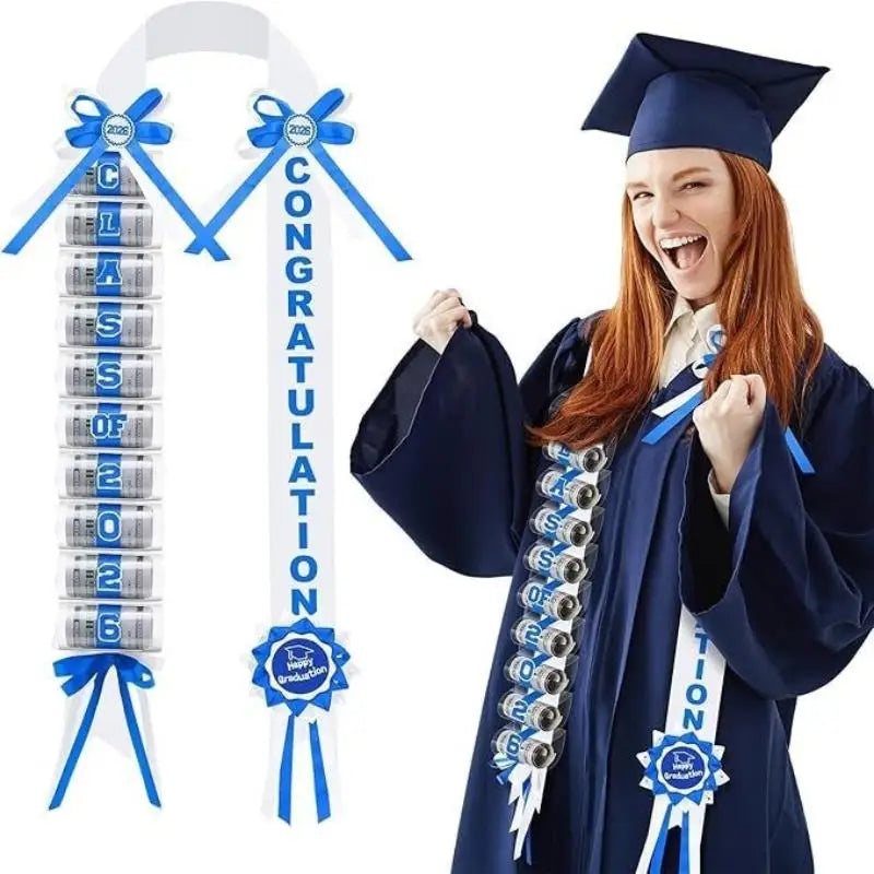 Class Of 2026 Graduation Money Lei Necklace With Cash Holder Elegant Garland Graduation Parties And Celebration Oasis Select C
