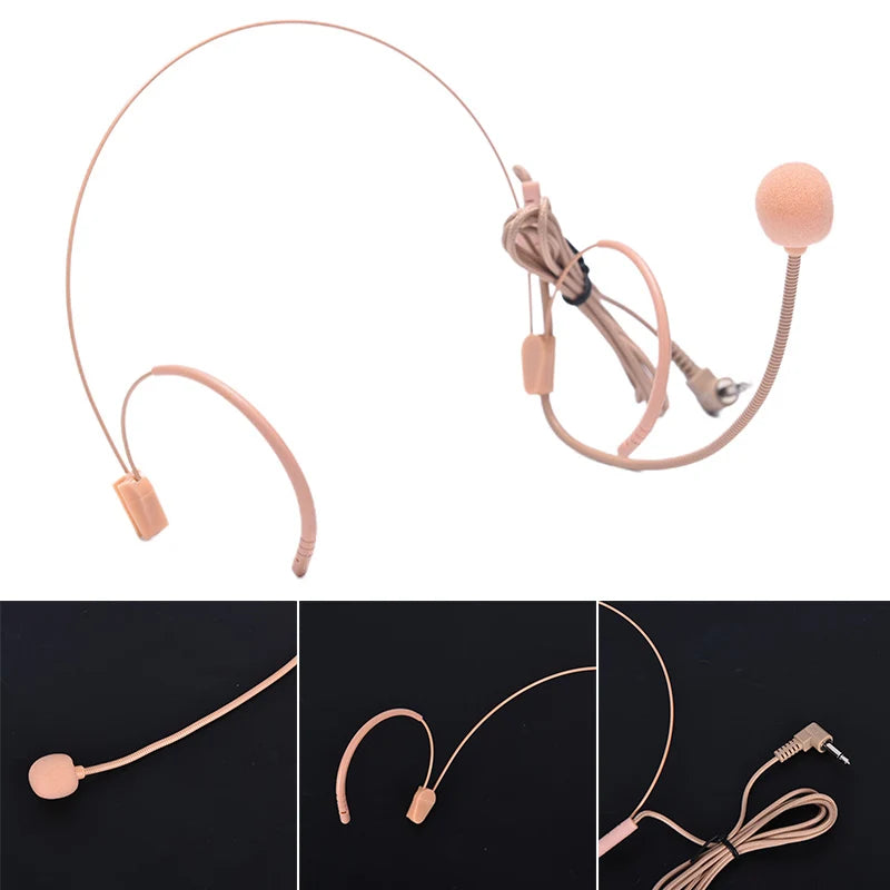 New Sale Headworn Condenser Headset Microphone Wireless Body-Pack Transmitter 3.5 mm Plug Oasis Select