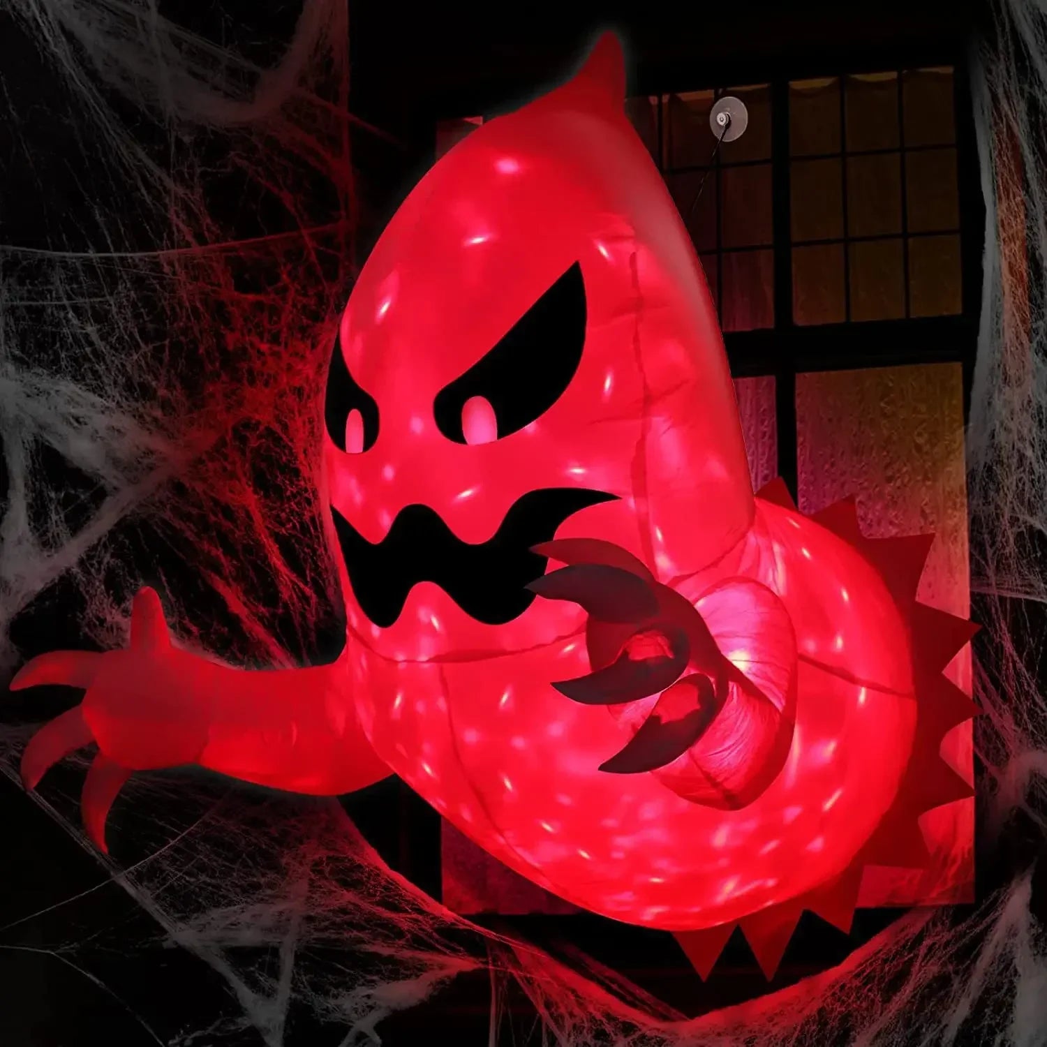 Inflatable Halloween Ghost Decoration Scary Airblown Outdoor Indoor Yard Garden Party Prop for Haunted House Spooky Atmosphere Oasis Select