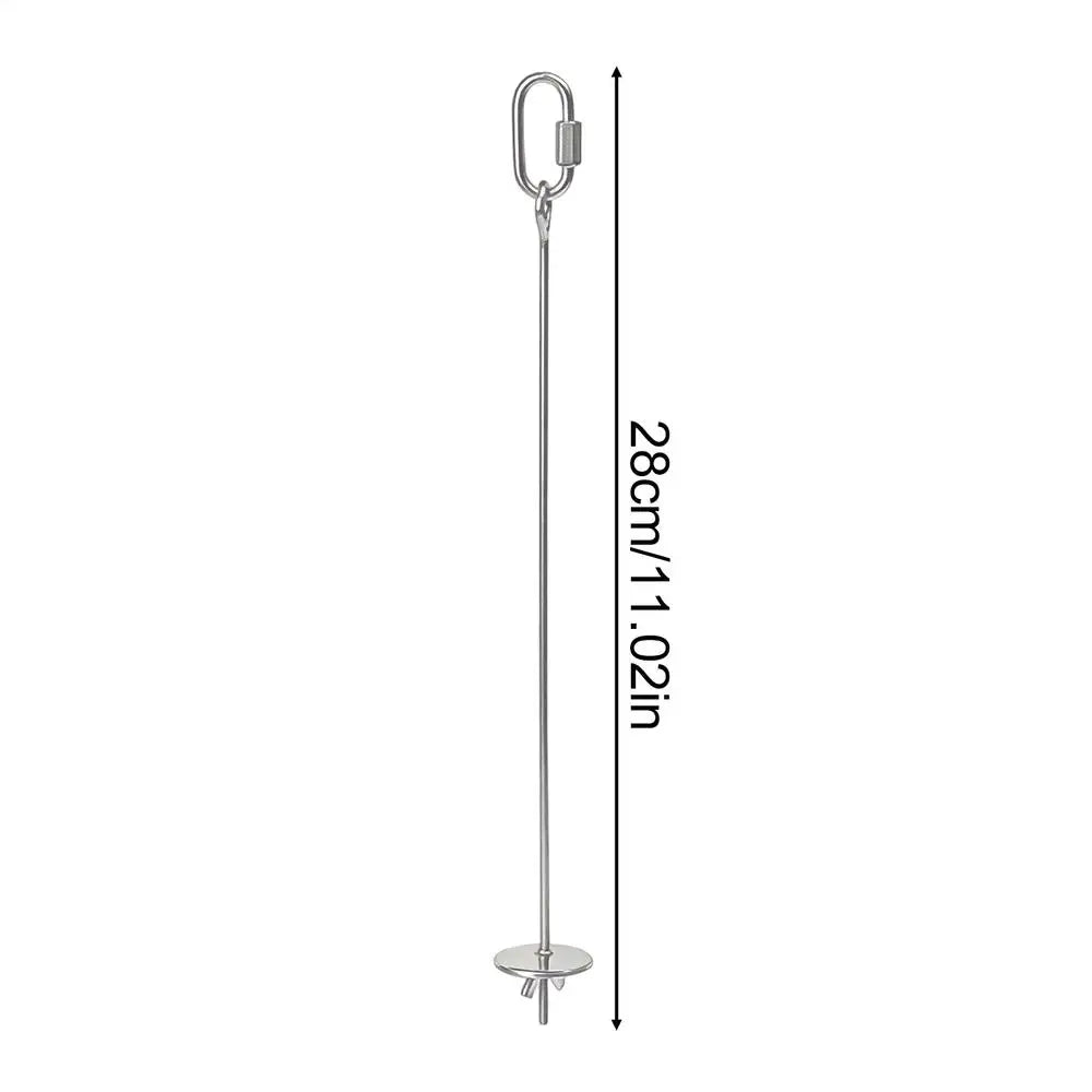 Bird Cage Food Skewer Stainless Fruit Stick Holder Bird Food Holder for Cage Foraging Macaw Parakeet Cockatiel Conure Finch Oasis Select Silver L
