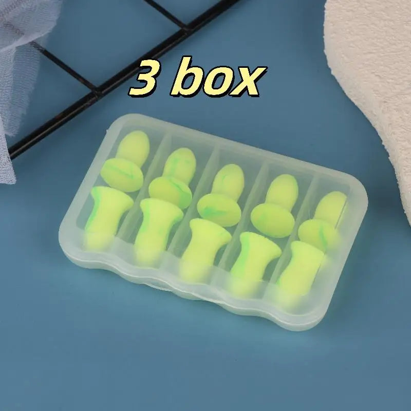 Reusable Anti-Noise Ear Plugs, 1/3/5 Boxes Set for Sleep Quality Improvement, Noise Barrier Earplugs Oasis Select B 5Box 20pcs