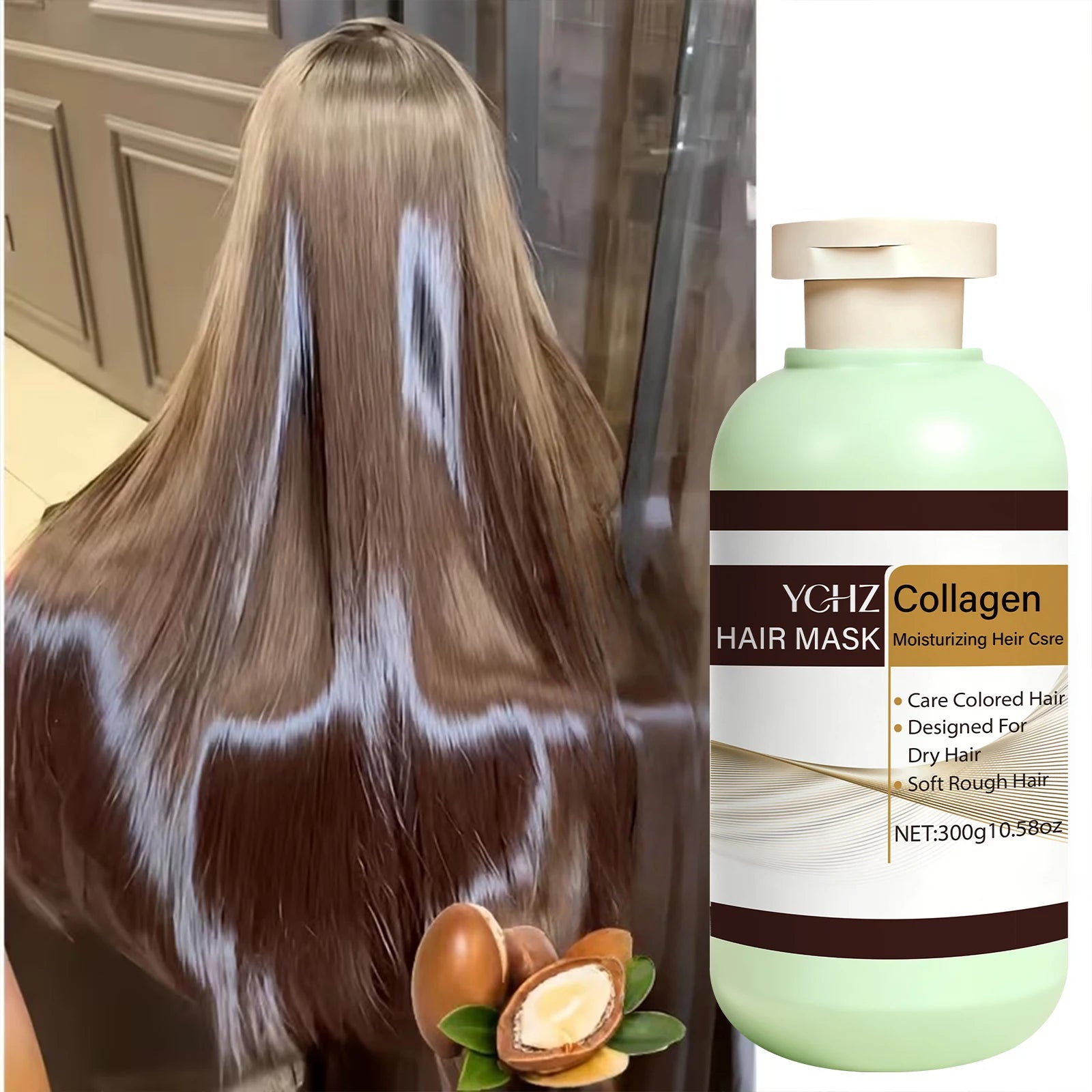 YCHZ Collagen Hair Mask 300g – Nourish, Brighten & Strengthen