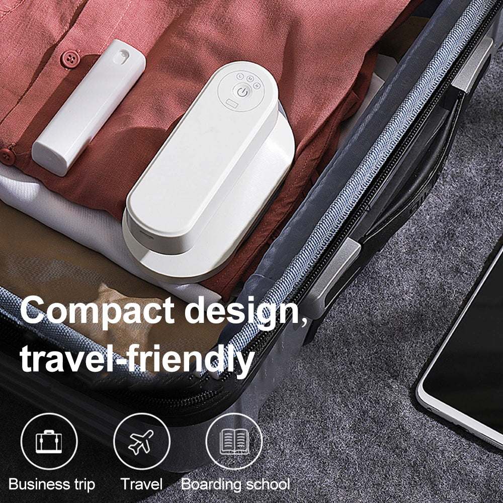 URGGU Cordless Mini Travel Iron – USB Rechargeable, 3 Heat Modes