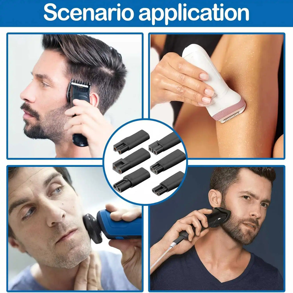 6-Pack Type-C USB Charger Adapter for Clippers & Trimmers USB Charger Adapter Oasis Select