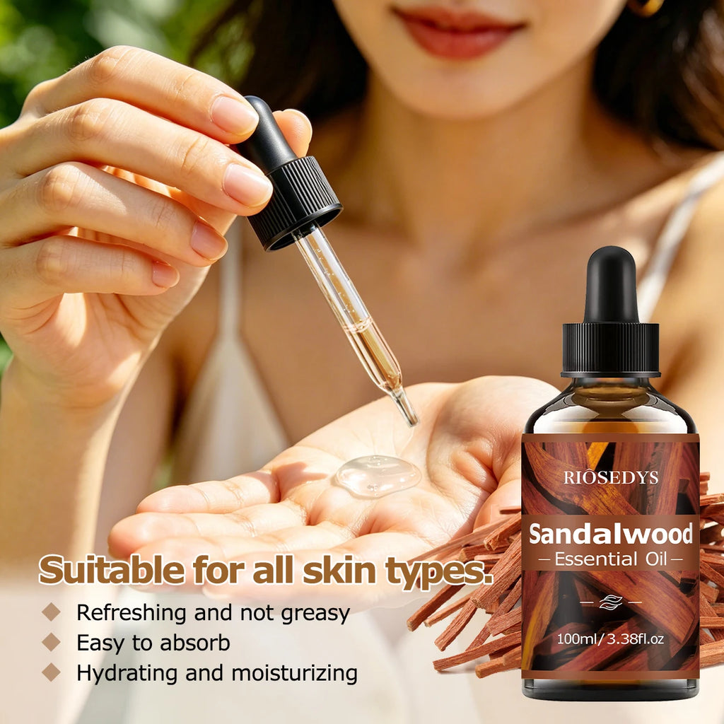 Sandalwood Essential Oil – Moisturizing Massage & Skincare Oil