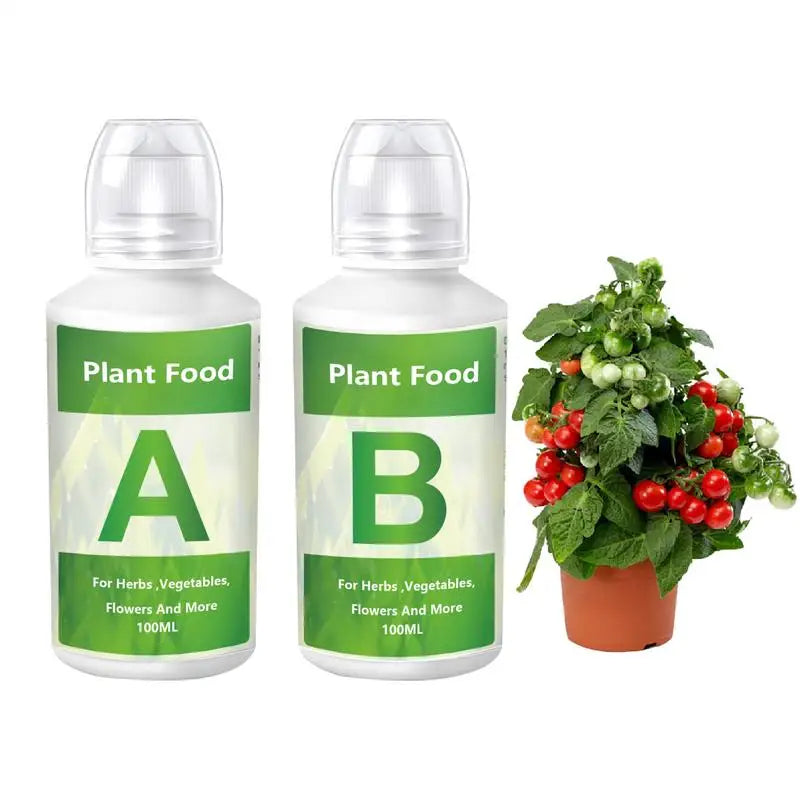 Fertilizer A and B Hydroponic Garden Plant Food Plant Fertilizer For Flowers Vegetables Grass Nutrients Hydroponic Nutrients Oasis Select