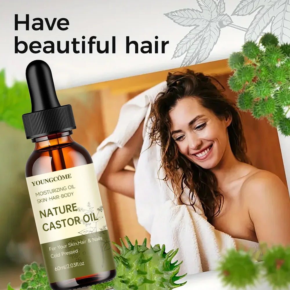 Organic Black Castor Oil – Hair, Skin & Body Moisturizer Castor Hair & Body Oil Oasis Select