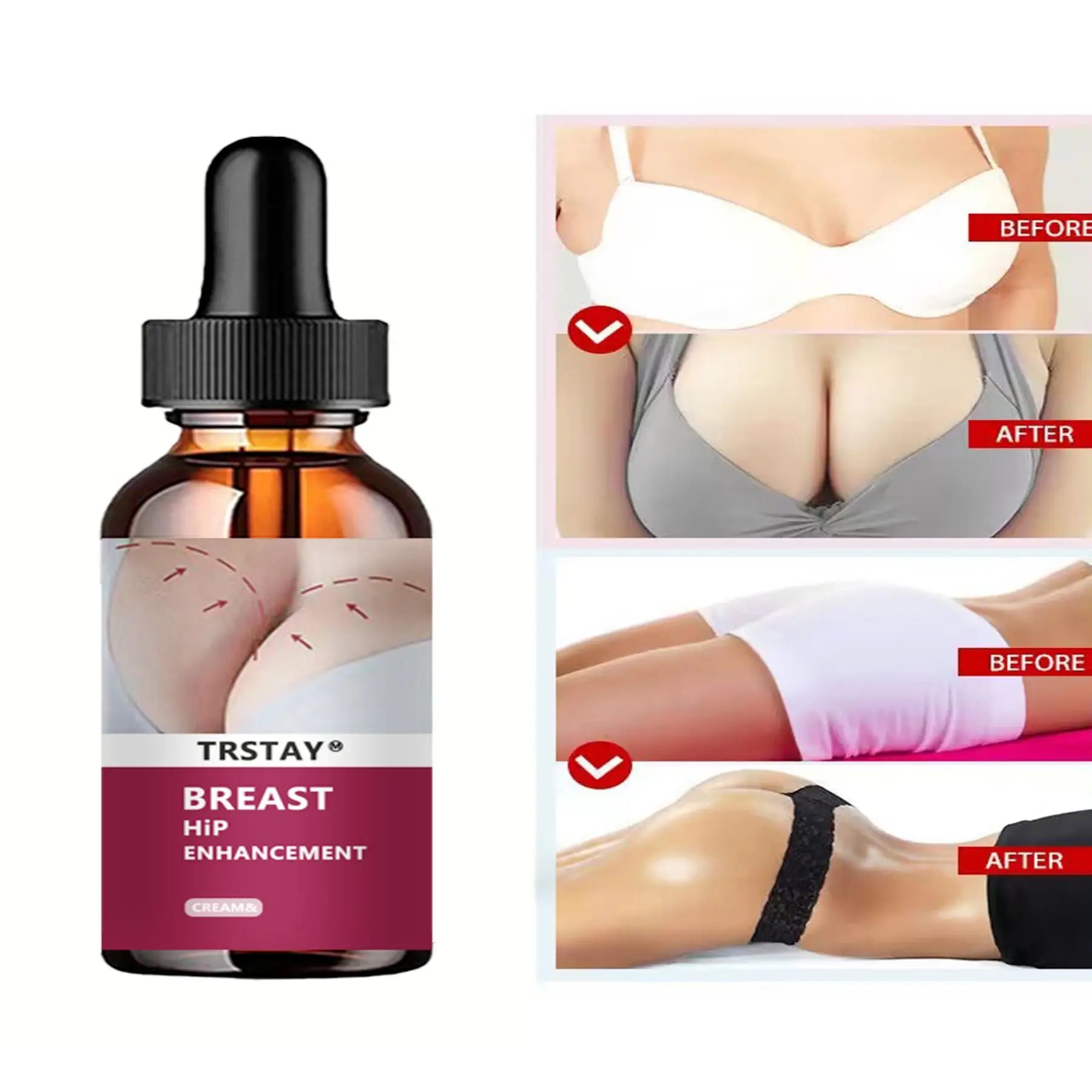 TRSTAY Bust Firming & Lifting Body Oil – 5ml to 50ml