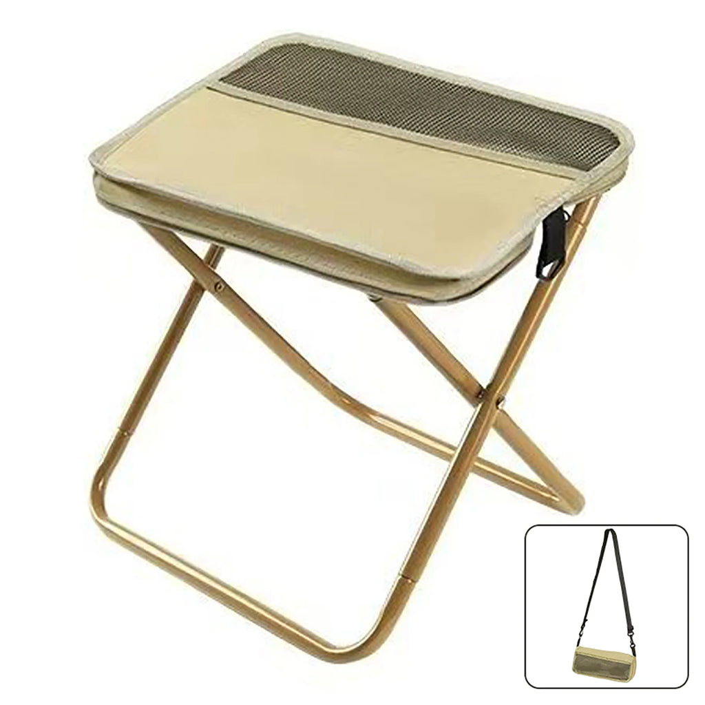 Portable Folding Camping Stool with Carry Bag | 265 lb