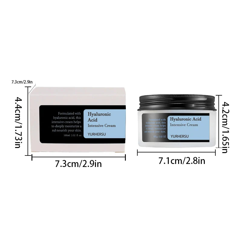 Hyaluronic Acid Face Cream – 48H Moisture, Oil-Free, 100ml Face Moisturizer Cream Oasis Select