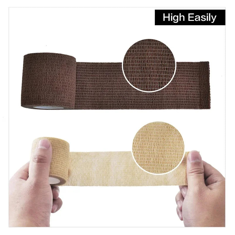 1Rolls Self Adhesive Elastic Sports Bandage Wrap - Joints & Limbs & Pet Protection | Athletic Injury Tape | Compression Strap Oasis Select