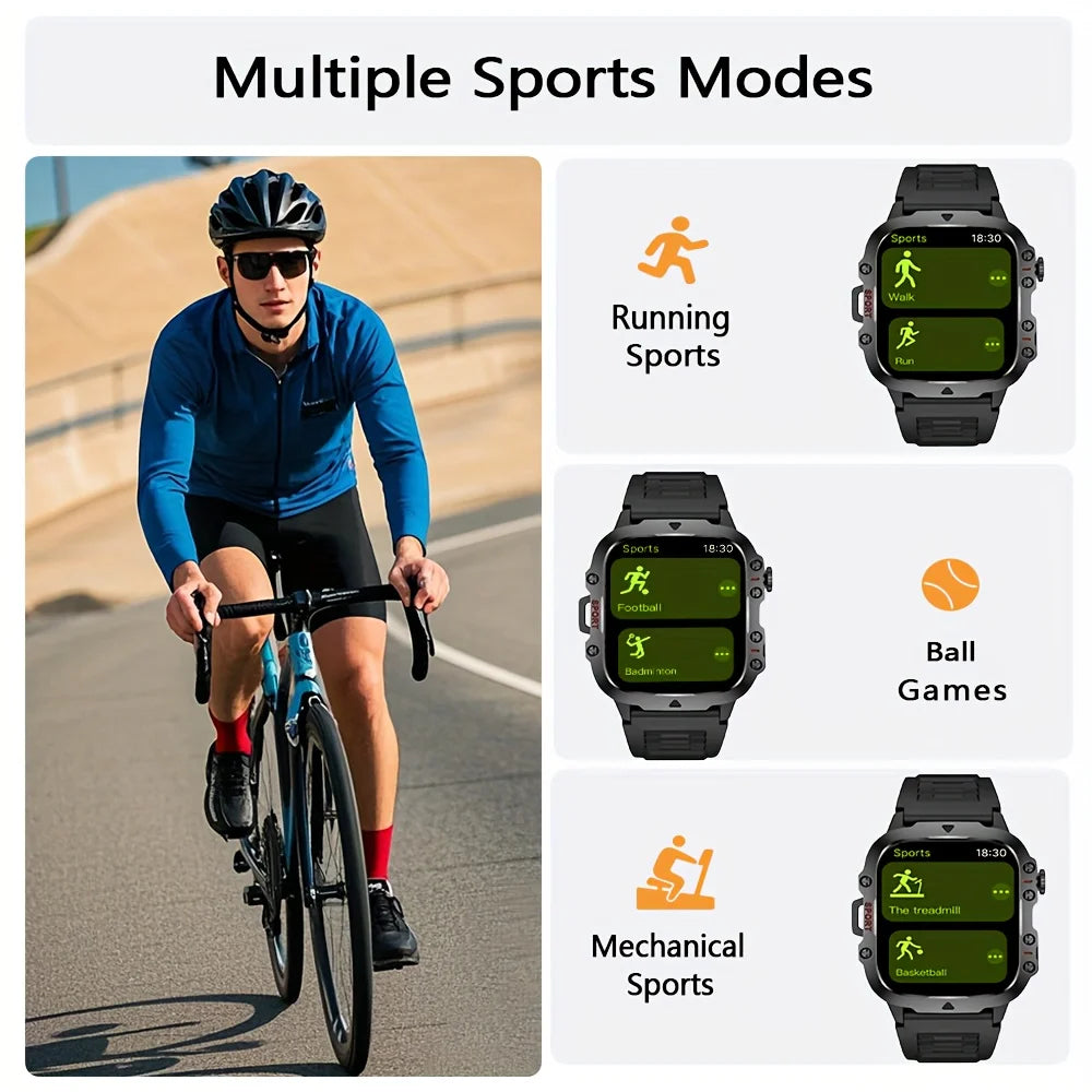 ERUN Full Touch Smart Watch – Multi-Sport, Calls & Voice