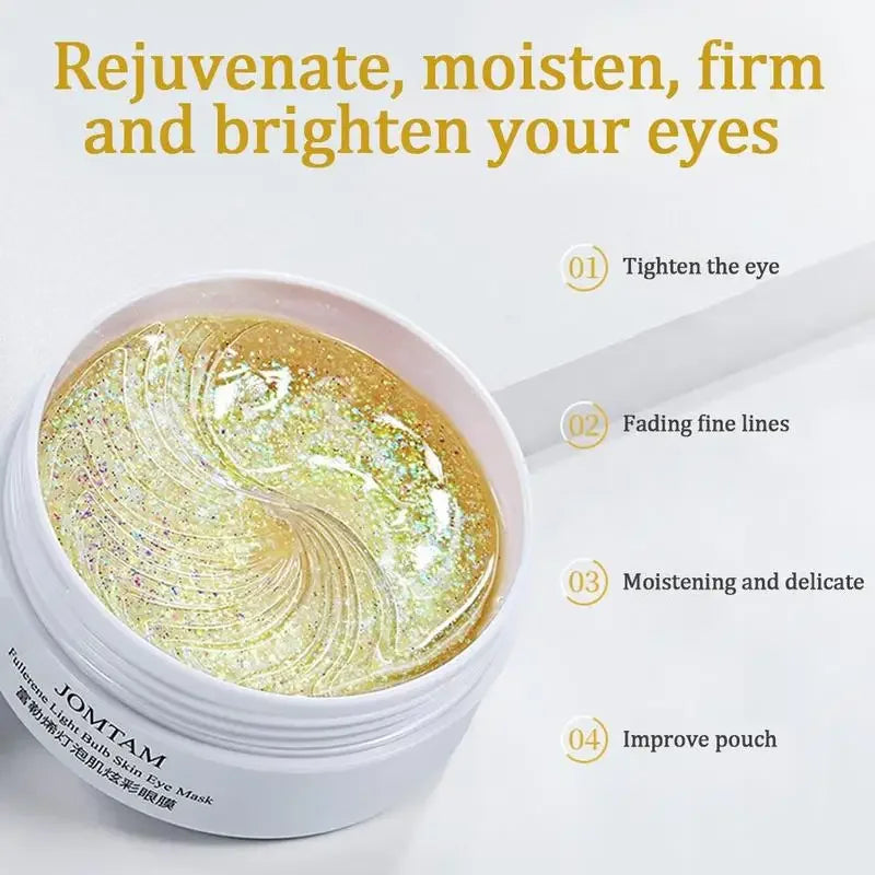 60-Piece Crystal Collagen Eye Masks – Hydrating & Firming Patches Eye Gel Mask Oasis Select