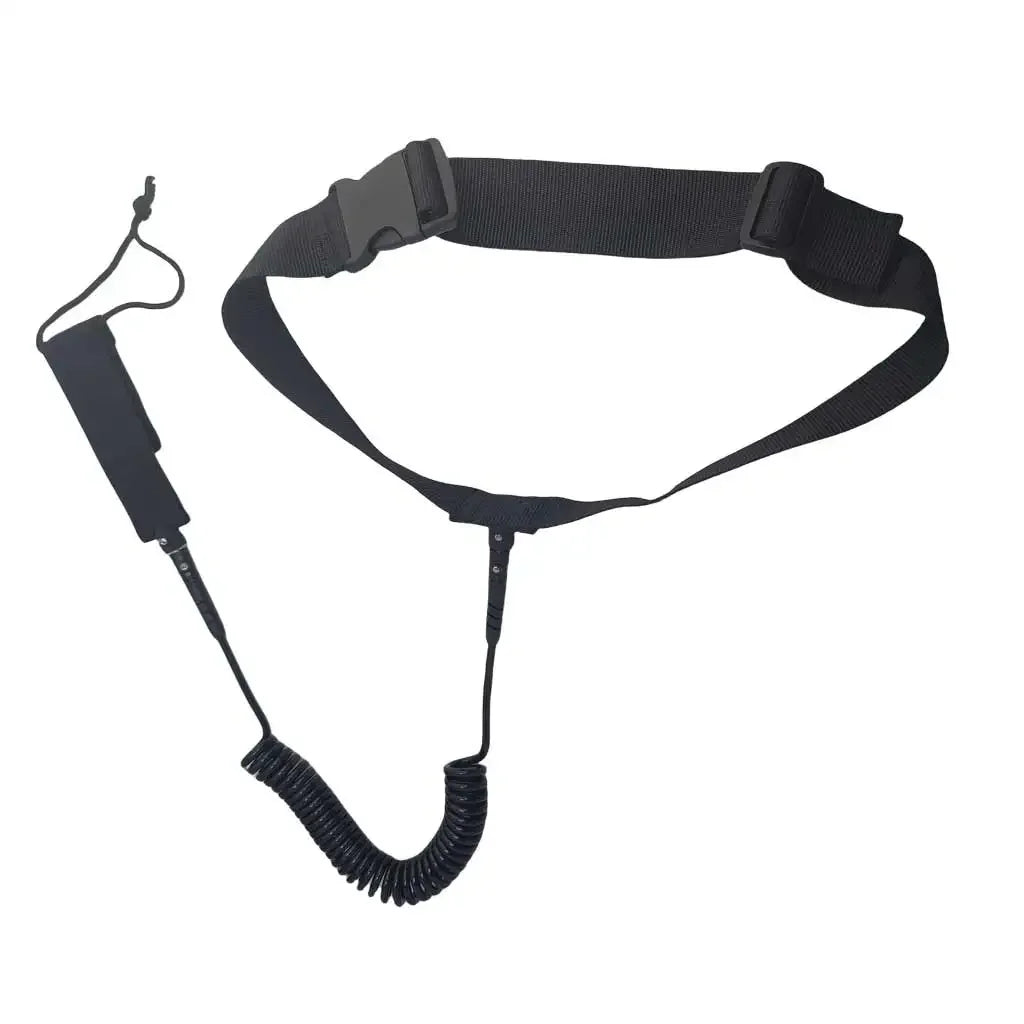 SUP Waist Coiled Leash Surfing Chest Strap Safety Hip Belt Leash for Longboard Kayaking Surfboard Fishboard Oasis Select