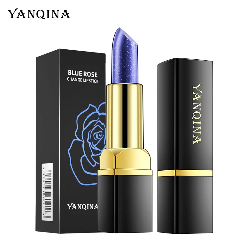 YANQINA Blue Rose Color-Changing Lipstick | Moisturizing Lip Tint