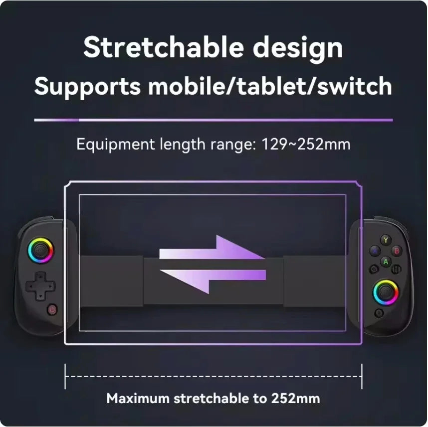 AyeBeau D8 Hall Effect Bluetooth Gamepad – PS4/Switch/iOS/Android