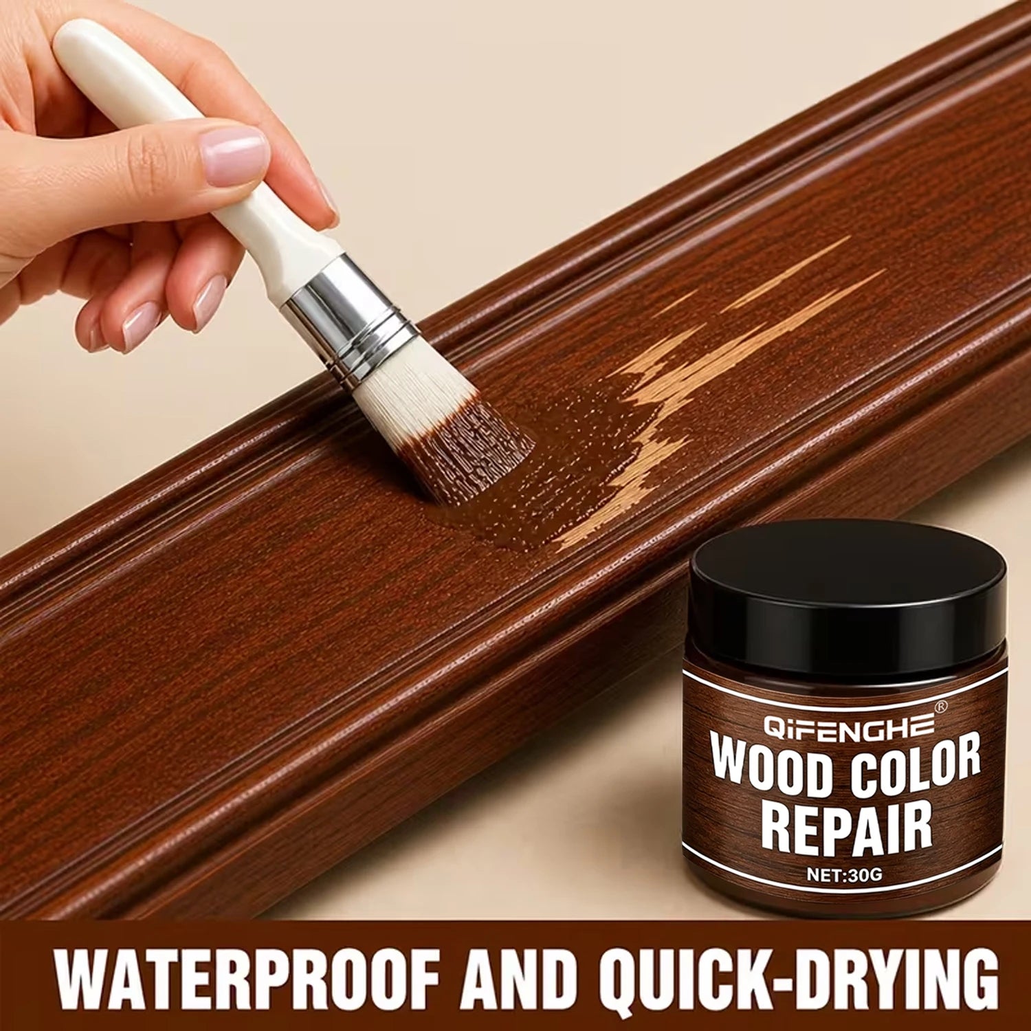 Wood Color Repair Paste – 30g Furniture Scratch Repair Cream