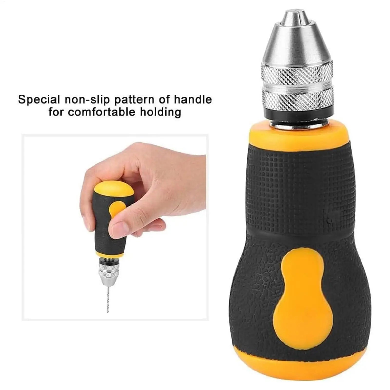 Small Twist Drill Manual Hand Drill Cordless Rotary Tool Hand Drill Manual Rotary Tool Portable Manual Hand Drill for Engraving Oasis Select