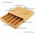Bamboo Drawer Storage Box, Household Coffee Tea Capsule Storage Box, Tea Room Multi-Grid Coffee Storage Stand Oasis Select Wood color