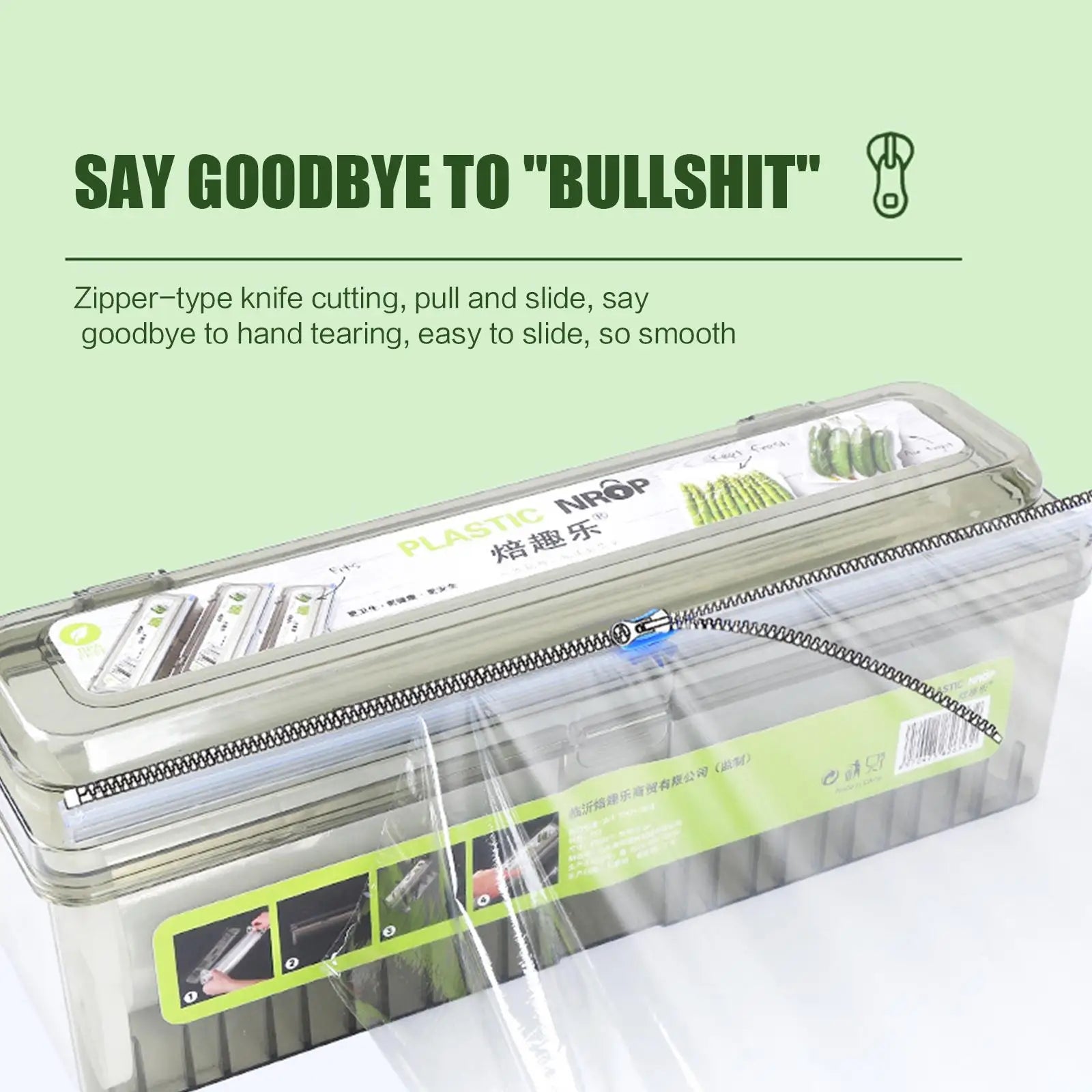 Plastic Food Cling Wrap Dispensers Foil Holder Kitchen Storage Accessories Utensils Aluminum Foil and Film Dispenser Oasis Select