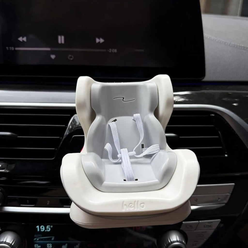 car Air Vent Doll Car Seat Stuffed Doll Seat for Car Desktop Ornament Plush Toy Carseat for Sedan Truck Creative Play Enthusiast Oasis Select