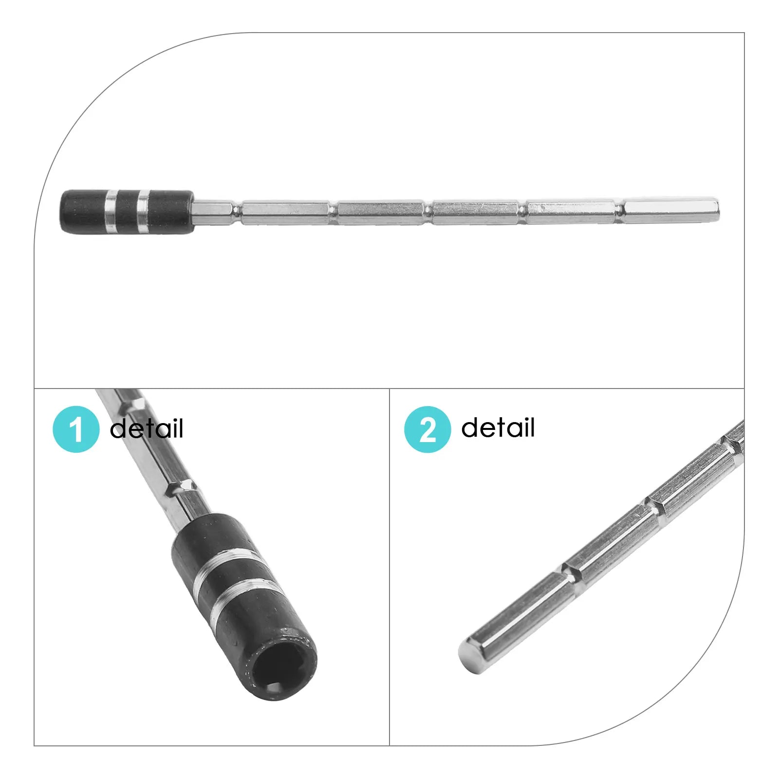 113mm Magnetic Hex Extension Bar – 4mm Screwdriver Bit Adapter Screwdriver Bit Adapter Oasis Select