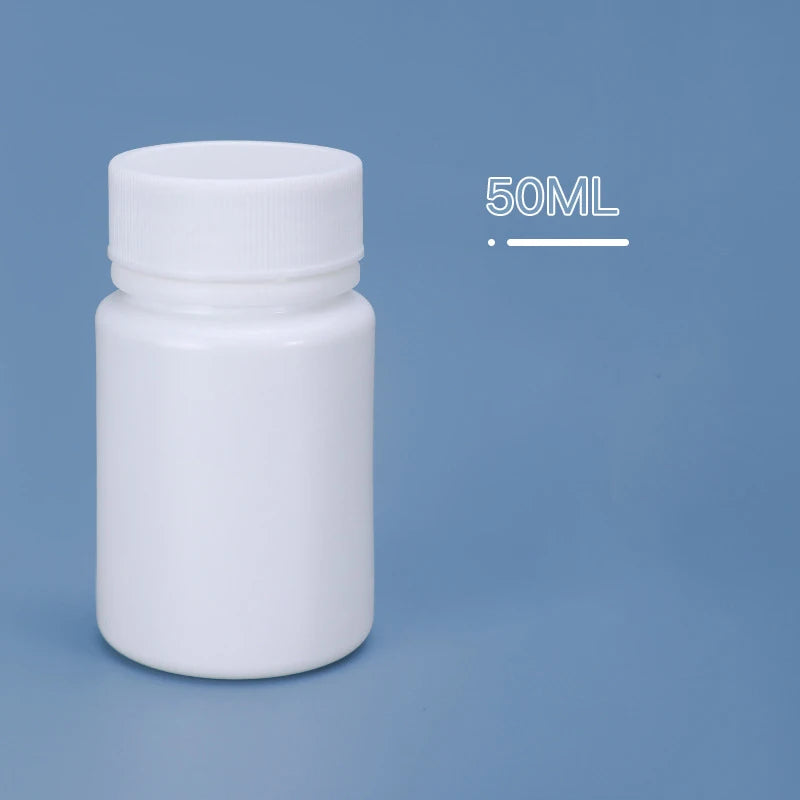 HDPE Refillable Pill Bottle 10ml – Supplement & Medicine Container