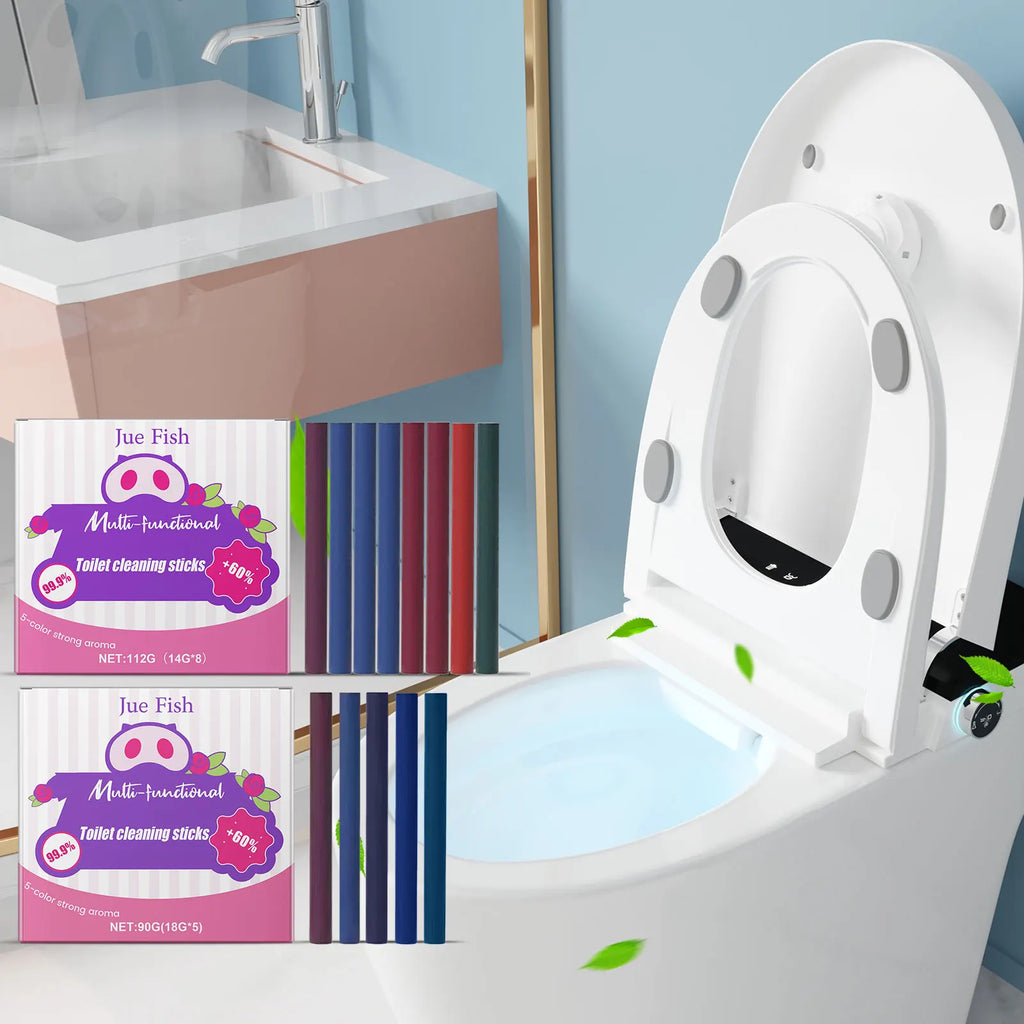Toilet Cleaning Stick Long Lasting Cleansing Remove Stains Eliminate Odors Reduce Bacteria Deodorizer for Bathroom Home 90g/112g Oasis Select