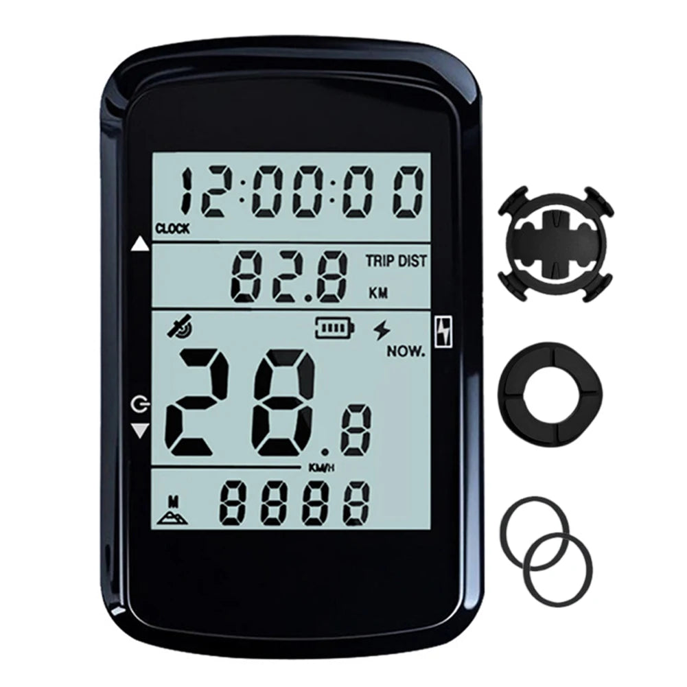 For Bicycles Outdoor Cycling Computer Bicycle GPS Speedometer Long-Distance Cycling Automatic Time Calibration Oasis Select