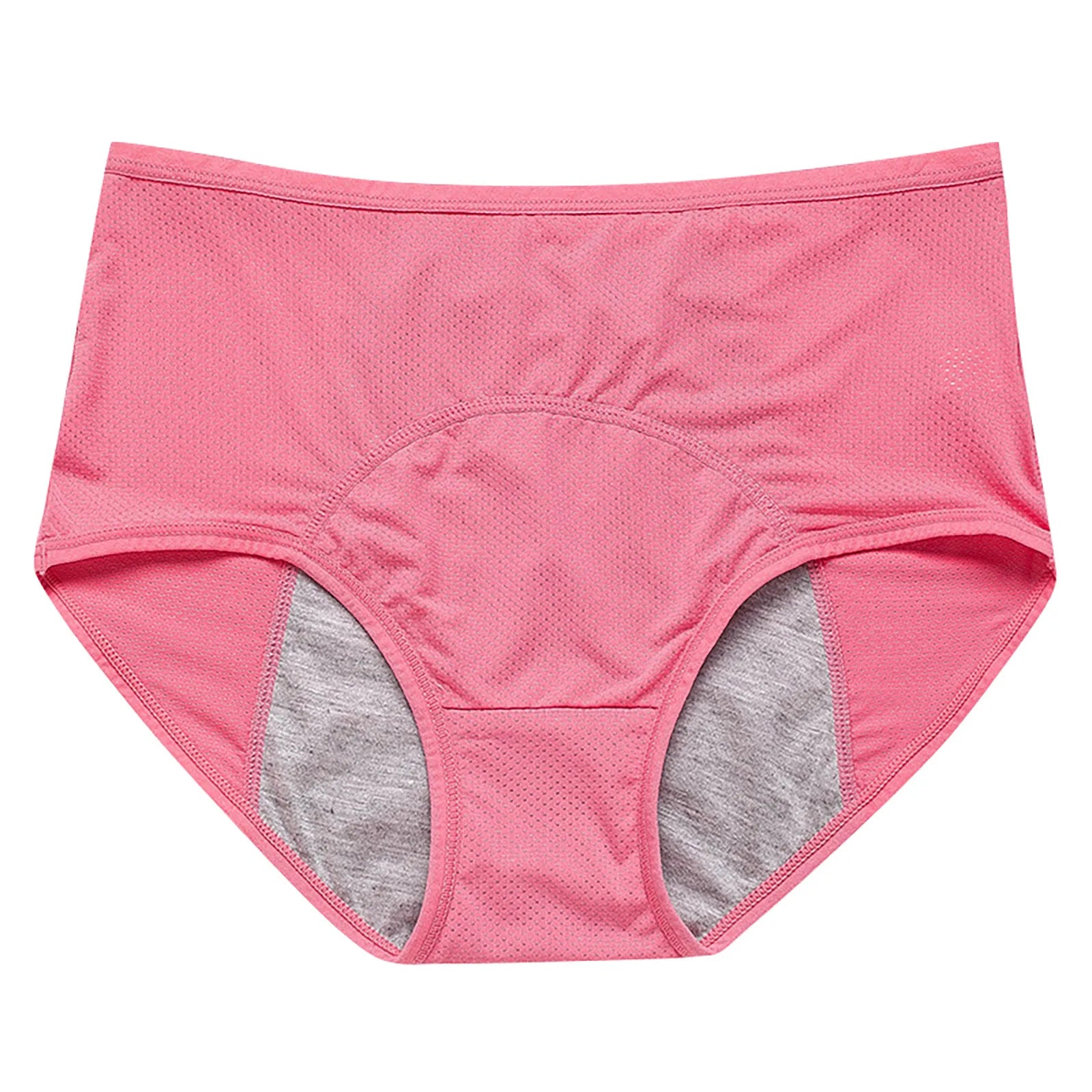 Women's Period Panties – Leak-Proof Cotton Mid-Waist Briefs Period Panties Oasis Select Watermelon Red 2XL