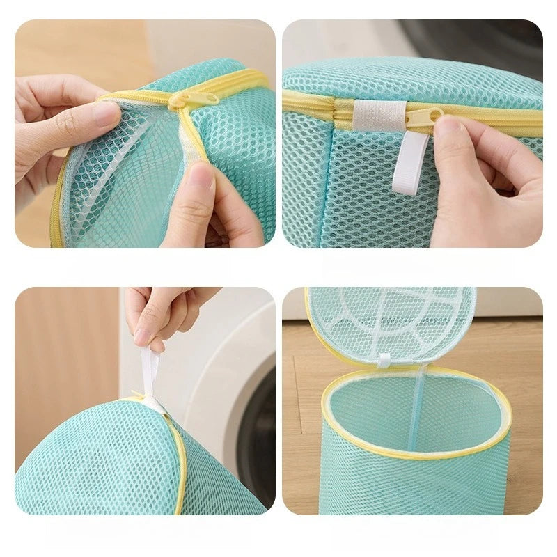 Washing Machine Underwear Cleaning Bag Bra Dedicated Nursing Mesh Laundry Bags Lingerie Zipper Storage Pouch Home Organizer Oasis Select
