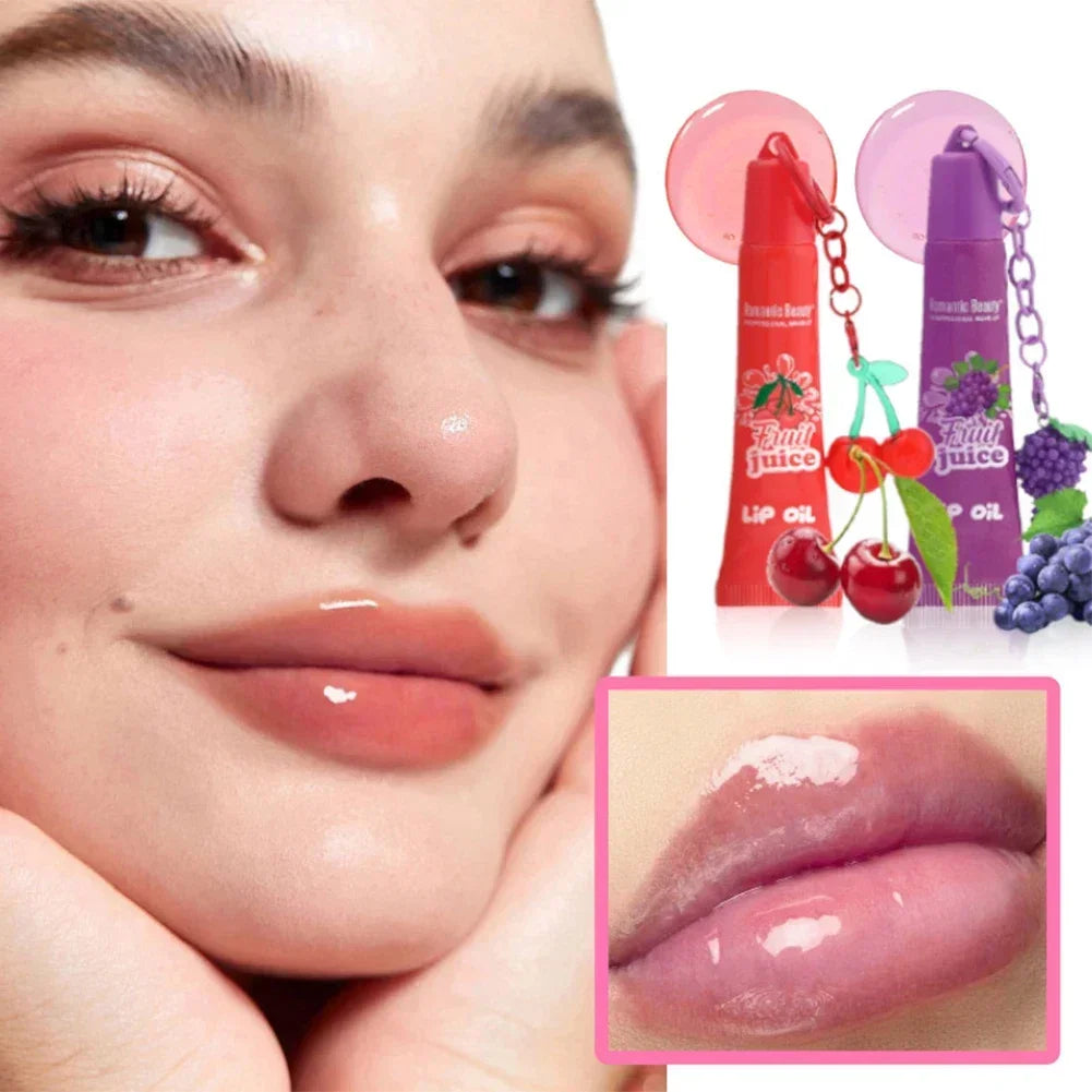 Moisturizing Fruit Lip Oil Hydrating Nourishing Formula Soothing Care for Chapped Lips Glossy Shine Non Sticky Everyday Lip Oasis Select