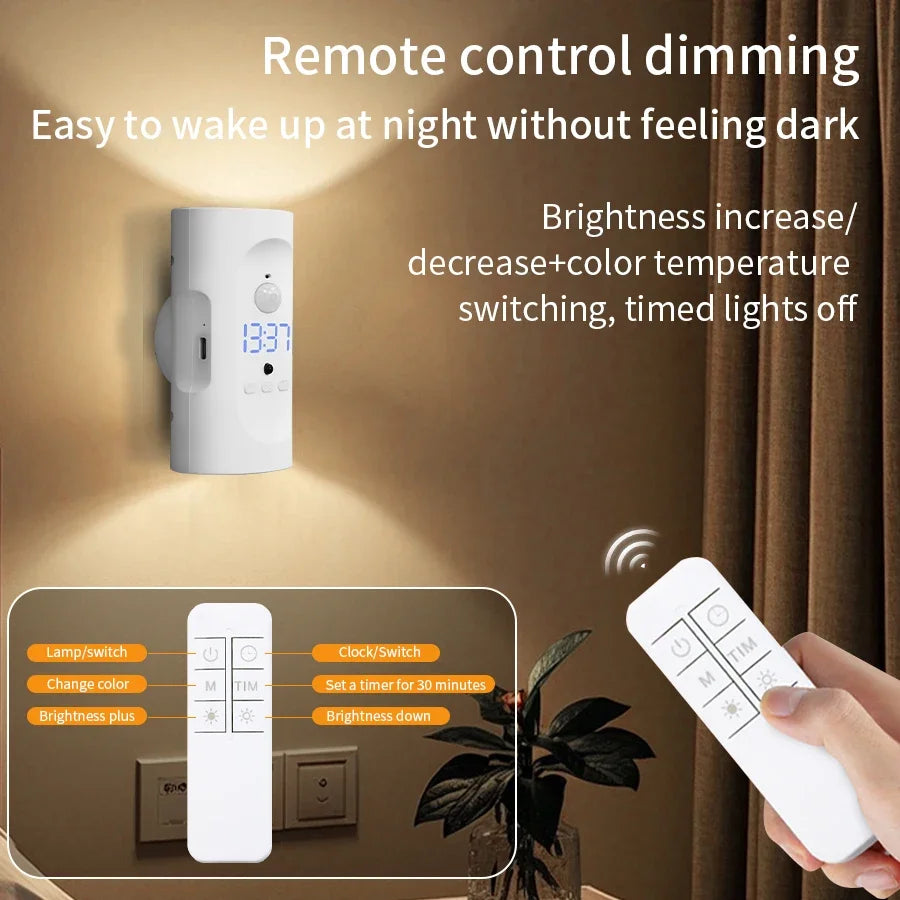 Motion Sensor LED Wall Light – 3 Colors Wireless Magnetic Spotlight LED Wall Light Oasis Select