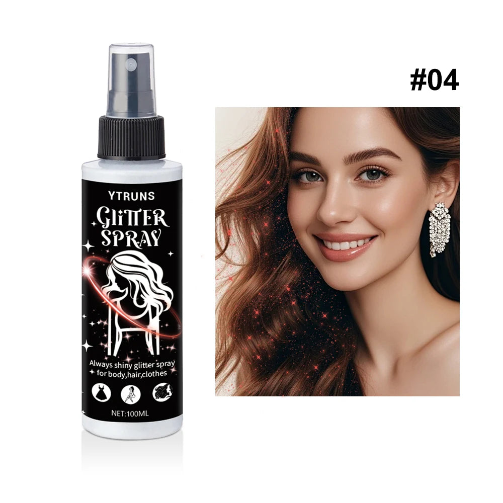 Radiant Glitter Highlighter Body Spray | Festivals & Parties