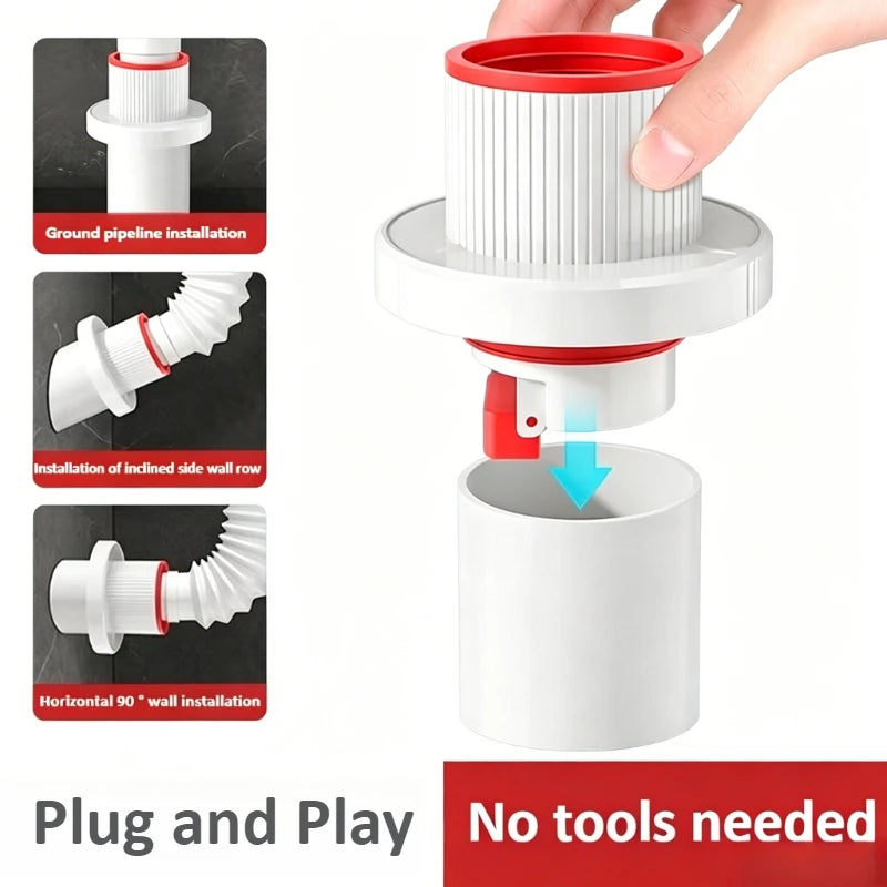 Sealing Plug Ring Sealing Plug Check Valve Anti Odor Kitchen Sink Drainage Pipe Basin Drainage Pipe Oasis Select