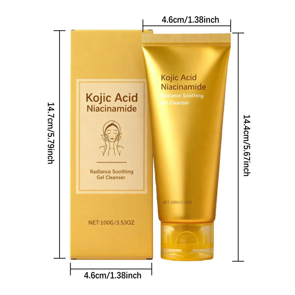 Hoygi Radiance Gel Cleanser – Brightening & Hydrating Face Wash Gel Face Cleanser Oasis Select 100g Boxed
