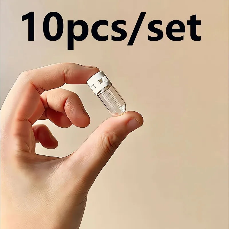 5/10Pcs Clear Leak-Proof Travel Bottles, Portable Flip-Top Dispenser for Lotion & Makeup Remover,Multi-Purpose Essence Container Oasis Select