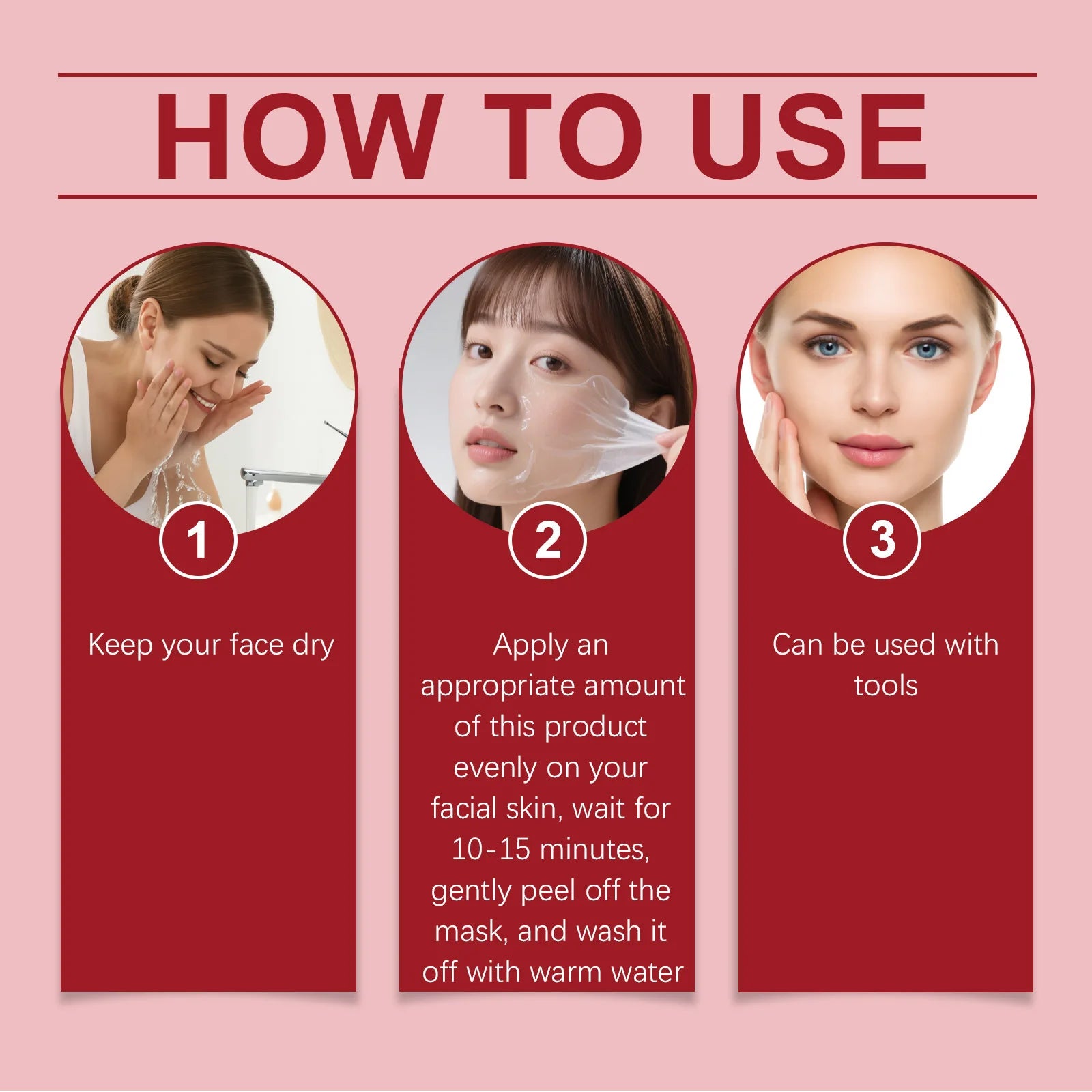 Collagen Peel Off Mask Clean Pores Exfoliating Remove Blackheads Reduce Oil Brighten Dull Skin Moisturize Smooth Skins Face Mask Oasis Select