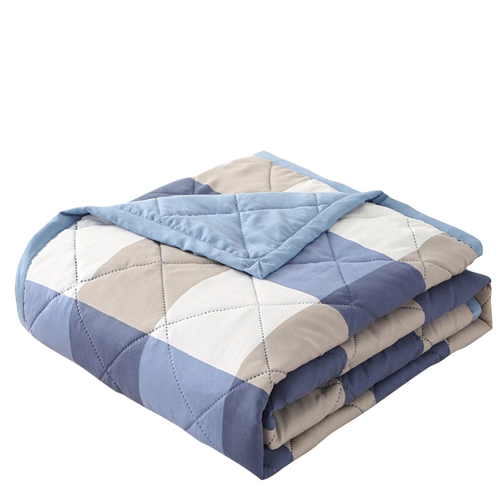 Summer Thin Comforter Soft Air-Conditioned Four Season Comforter Machine Washable Single Double Blanket Ultrasonic Quilted Quilt Oasis Select Multicolor One Size