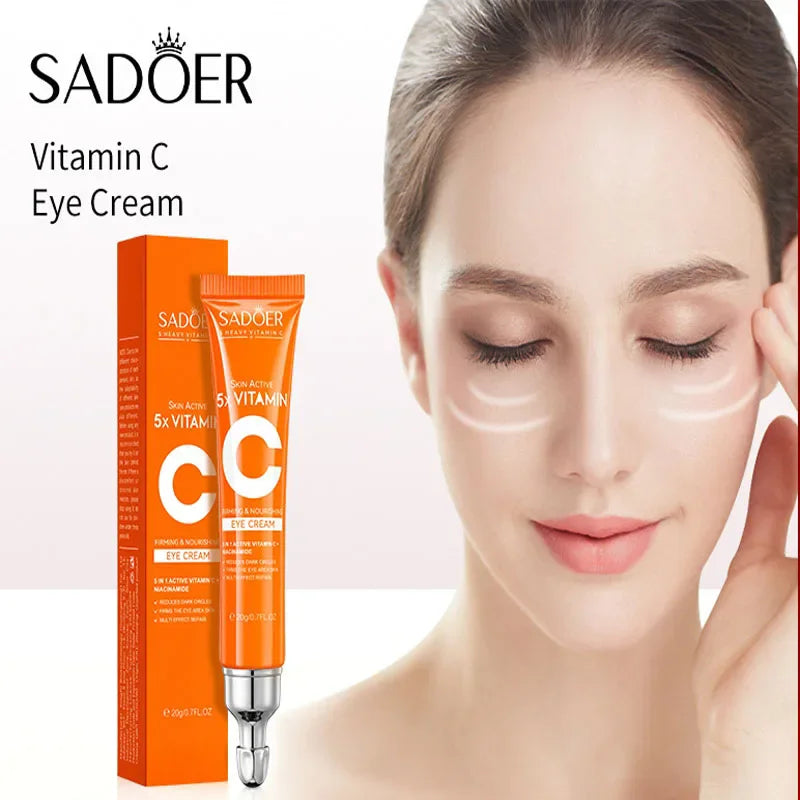 SADOER Vitamin C Eye Cream – Brightening & Firming | 20g