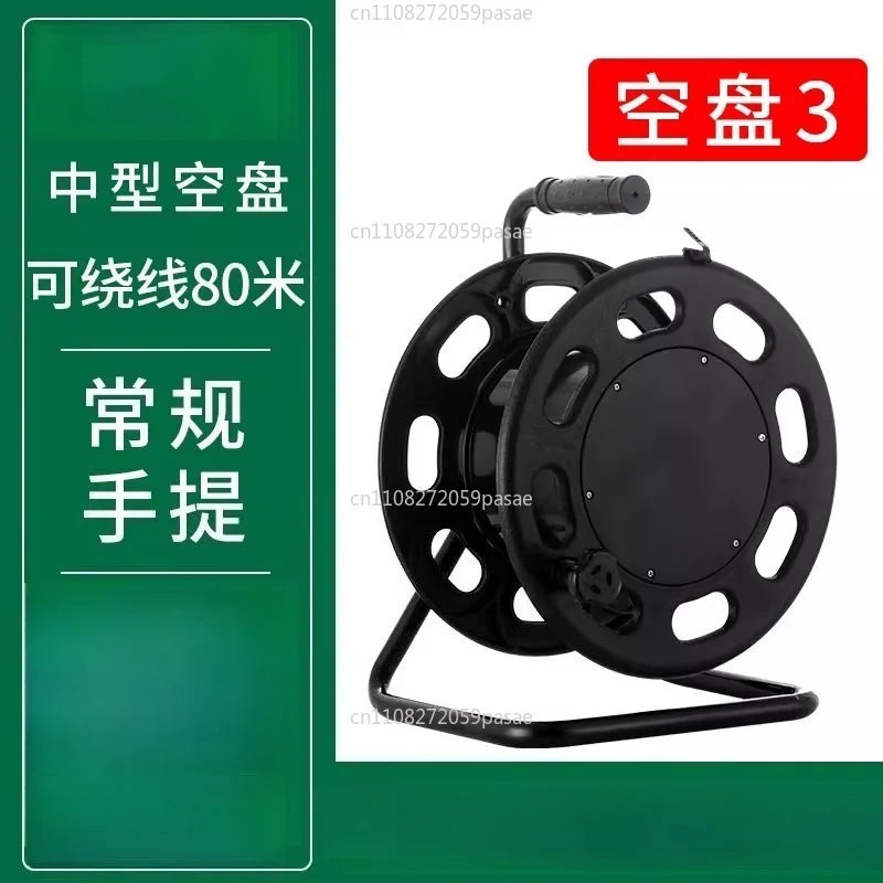 Stainless Steel Cable Reel – Network, Audio & Wire Spool Disk