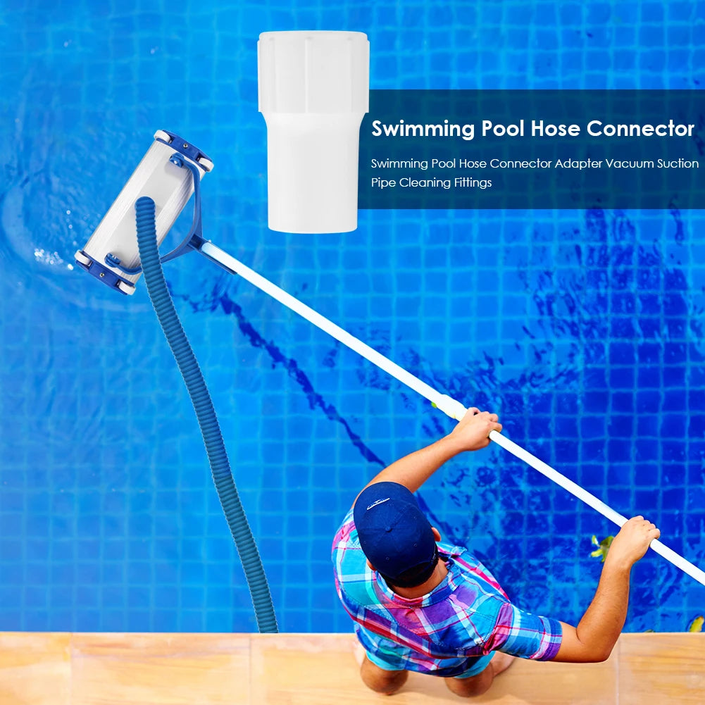 Vacuum Suction Pipe Cleaning Accessories Swimming Pool Hose Connector Adapter Suitable For 38mm Thread Suction Pipe Oasis Select