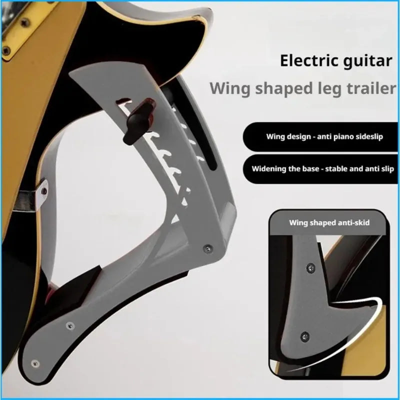 1pcs Electric Wood Guitar Leg Rest Labor-Saving & Comfortable Non-Slip & Durable Easy To Use Without Damaging The Instrument Oasis Select