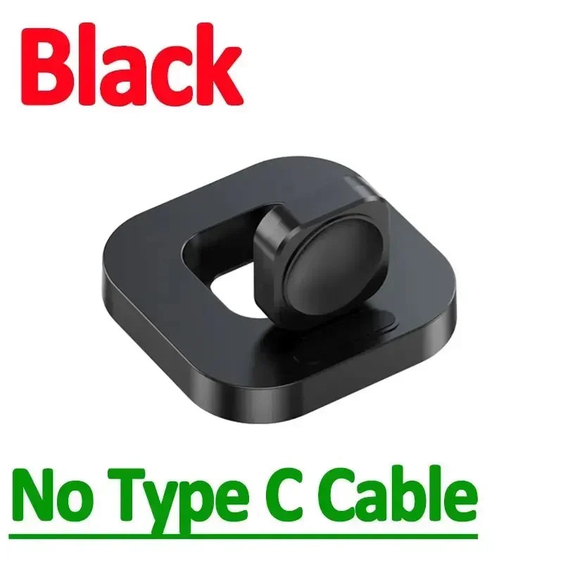 Magnetic Wireless Watch Chargers Station Dock for Apple Watch Series S9/S8/S7 Ultra 7 6 5 4 Portable Fast Charging Base Bracket Oasis Select Black No Cable