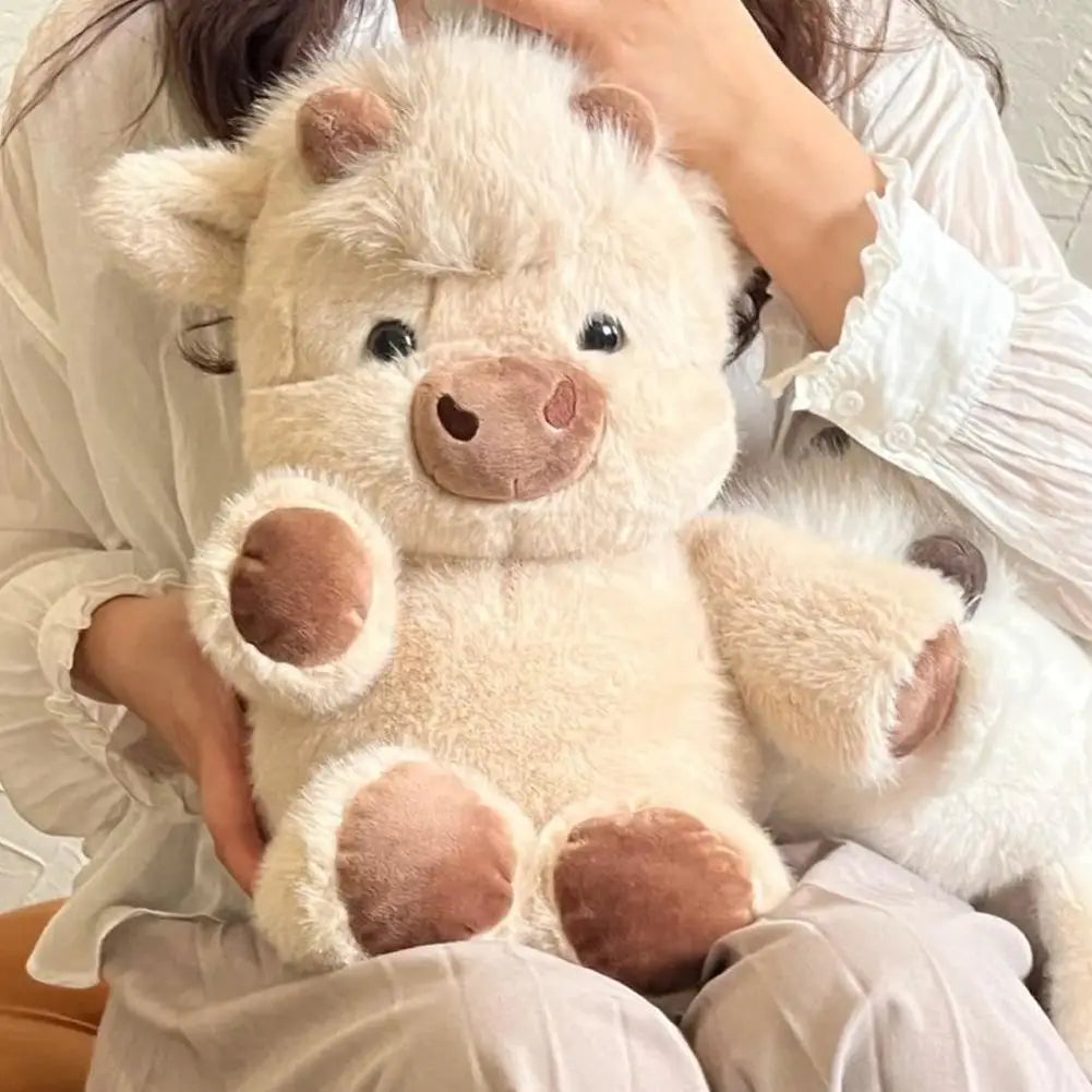Soft Calf Plush Stuffed Animal Toy – 17.7" Cuddle Pillow Gift Stuffed Plush Toy Oasis Select